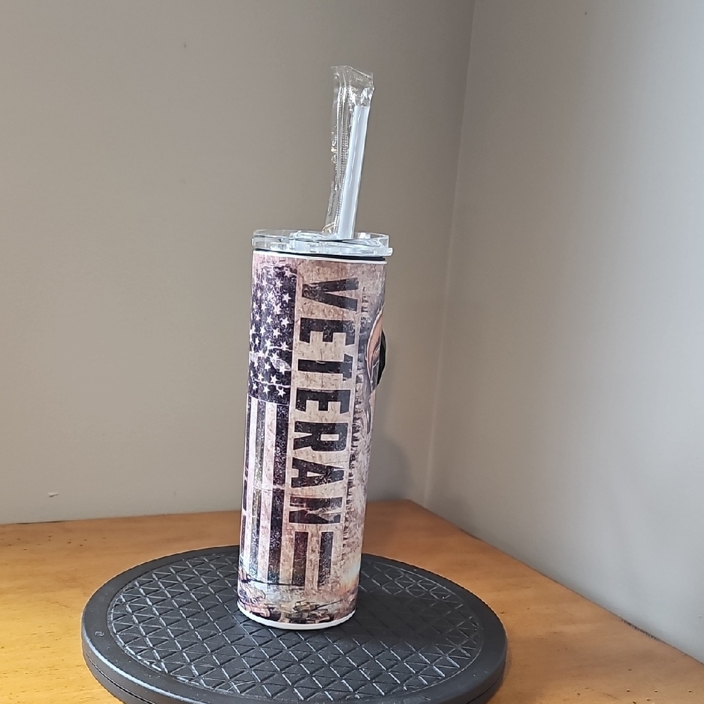 Patriotic Veteran Tumbler